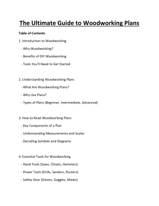 Woodworking Magic Turn Raw Wood into Functional Art