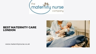 Top Maternity Care in London: Best Hospitals & Services