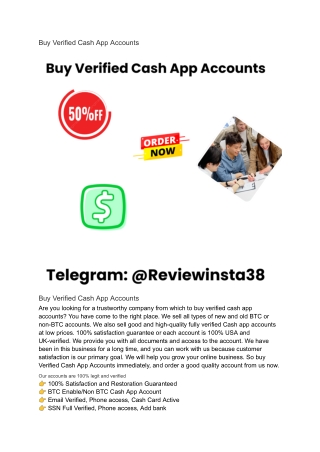 Buy Verified Cash App Accounts