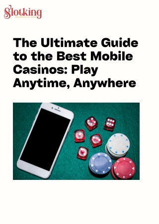 Discover the Best Mobile Casino for Real Money Gaming & Big Wins