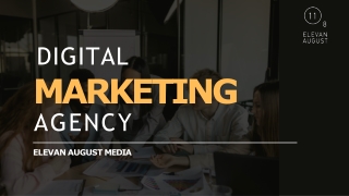 Best Digital Marketing Agency in Singapore  Elevan August Media