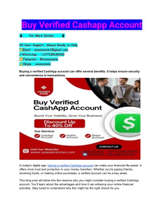Best Vendor to Buy Verified CashApp Account in New York
