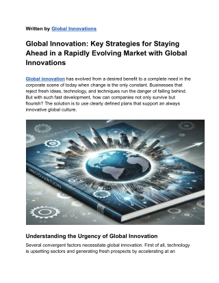 Unlock Global Innovation_ Global Innovations Expert Strategies
