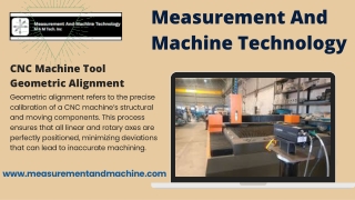 Precision CNC Machine Tool Geometric Alignment for Optimal Performance and Accuracy