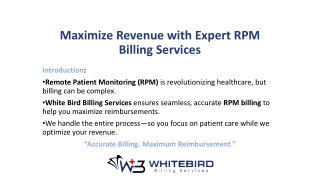 Maximize Revenue with Expert RPM Billing Services