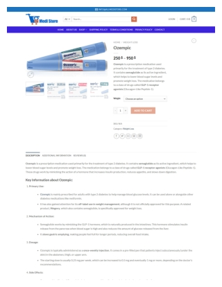 Ozempic Sale Online in USA - allmedistore.com