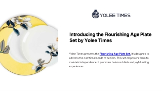 Introducing the Flourishing Age Plate Set by Yolee Times