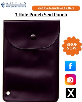3 Hole Punch Seal Pouch