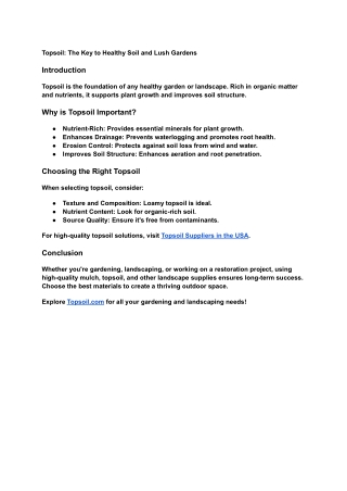 landscape mulch topsoil