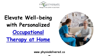 Get Expert Occupational Therapy at Home – Personalized Care for Independence