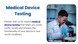 Medical Device Testing