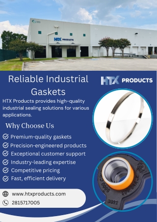 Trusted Distributor of High-Quality Gaskets and Sealing Products