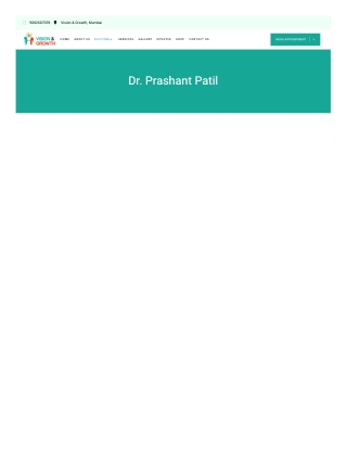 Dr Prashant Patil Pediatric Endocrinologist