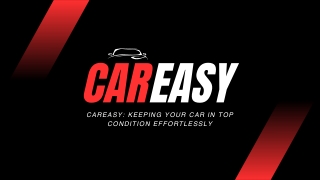 CarEasy Keeping Your Car in Top Condition Effortlessly