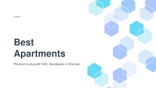Best Apartments in Chennai