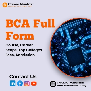 BCA Full Form pdf