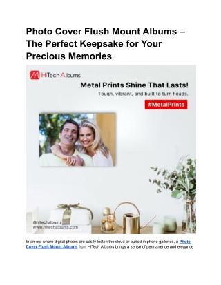 Photo Cover Flush Mount Albums (1)