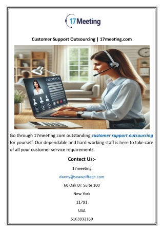 Customer Support Outsourcing  17meeting