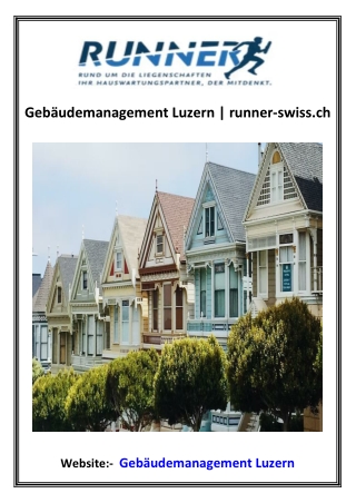 Gebäudemanagement Luzern  runner-swiss.ch