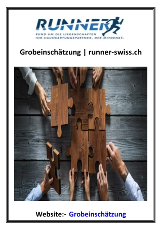 Grobeinschätzung  runner-swiss.ch