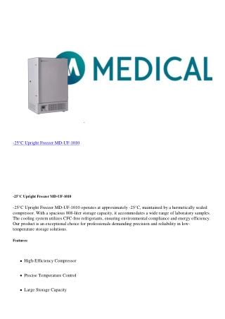 _25°C_Upright_Freezer_MD_UF_1010