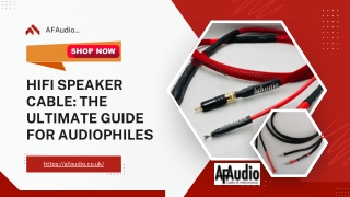 Factors to Consider When Choosing A HiFi Speaker Cable