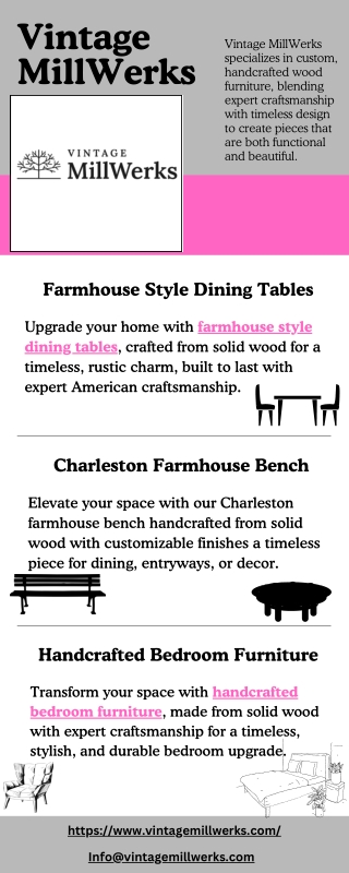 Farmhouse Style Dining Tables