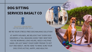 Dog Sitting Services Basalt CO