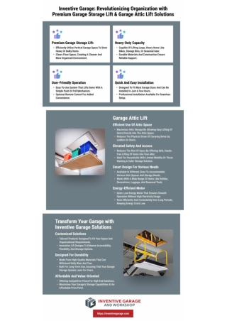 Infographics Inventive Garage