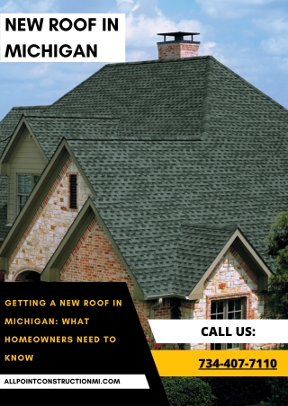 Getting a New Roof in Michigan  What Homeowners Need to Know