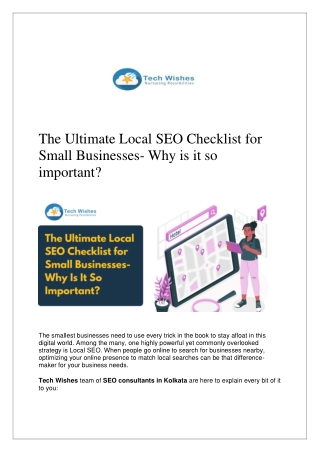 The Ultimate Local SEO Checklist for Small Businesses