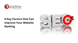 5 Key Factors that Can Improve Your Website Ranking