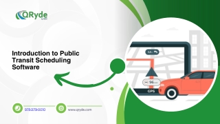 Introduction to Public Transit Scheduling Software