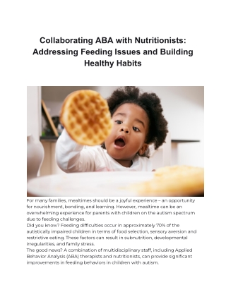 Collaborating ABA with Nutritionists_ Addressing Feeding Issues and Building Healthy Habits