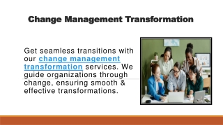 Change Management Transformation