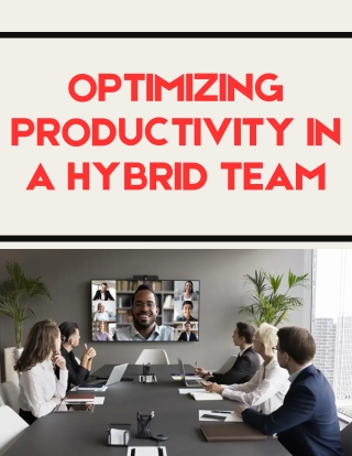 Optimizing Productivity in a Hybrid Team