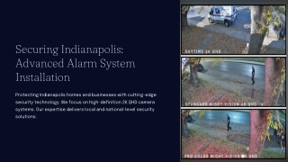 Alarm System Installation Indianapolis