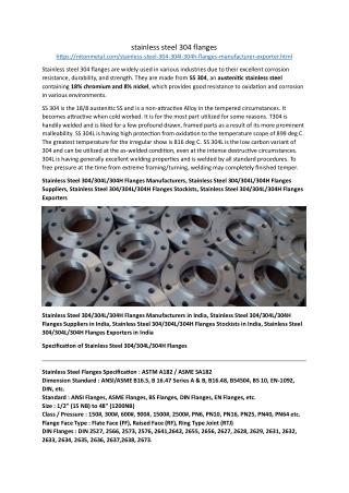 stainless steel 304 flange1