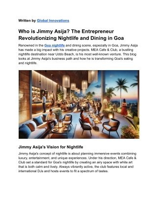 Jimmy Asija_ Revolutionising Goa's Nightlife and Dining Scene