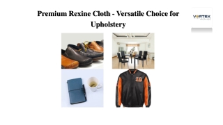 Premium Rexine Cloth - Versatile Choice for Upholstery