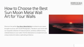 How to Choose the Best Sun Moon Metal Wall Art for Walls