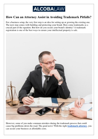 How Can an Attorney Assist in Avoiding Trademark Pitfalls?