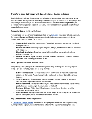 bathroon interior design