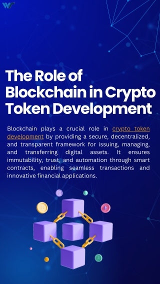 The Role of Blockchain in Crypto Token Development