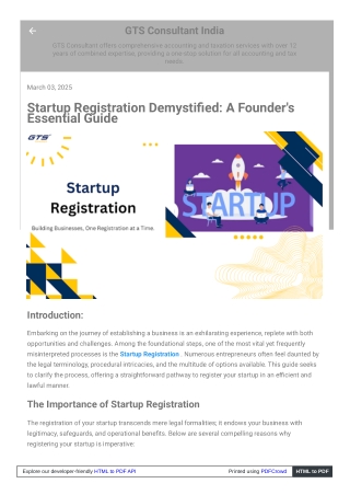 Startup Registration Demystified: A Founder's Essential Guide