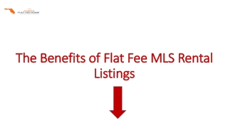 The Benefits of Flat Fee MLS Rental Listings