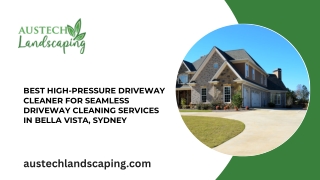 Best High-Pressure Driveway Cleaner for Seamless Driveway Cleaning Services in Bella Vista, Sydney