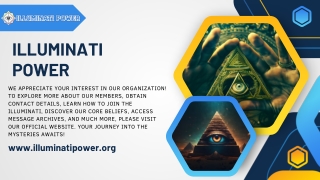 ILLUMINATI Power: Fact, Fiction, & Membership