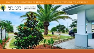 Enhance Your Home’s Value: Why Professional Landscaping on the Gold Coast Is a S