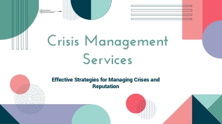 Crisis Management Services